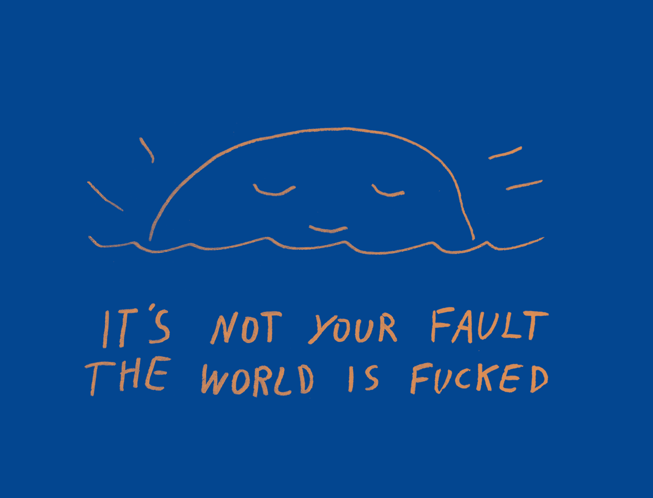 Not Your Fault t-shirt by Lonely Kids Club