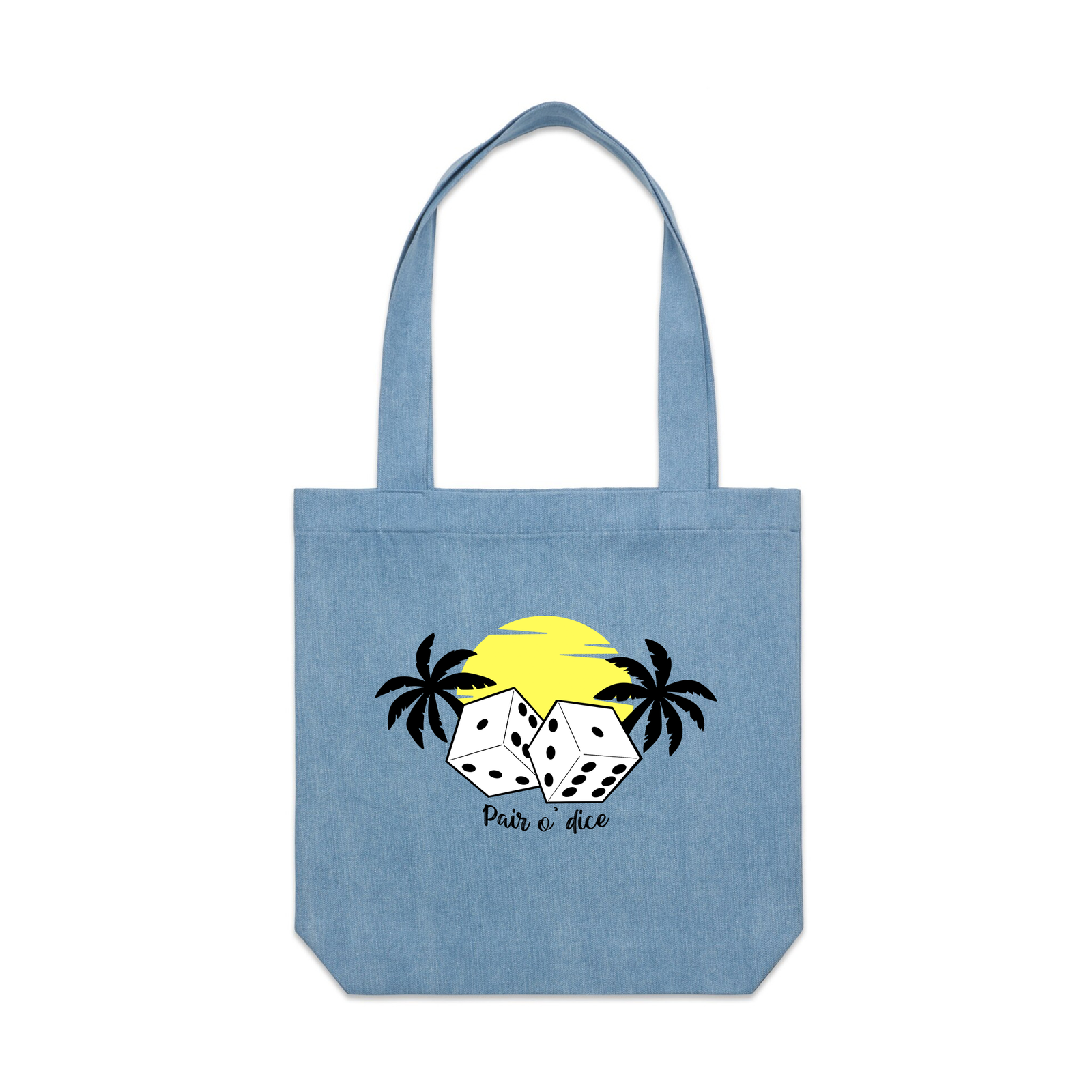 Pair O'Dice Tote tote bag by Lonely Kids Club