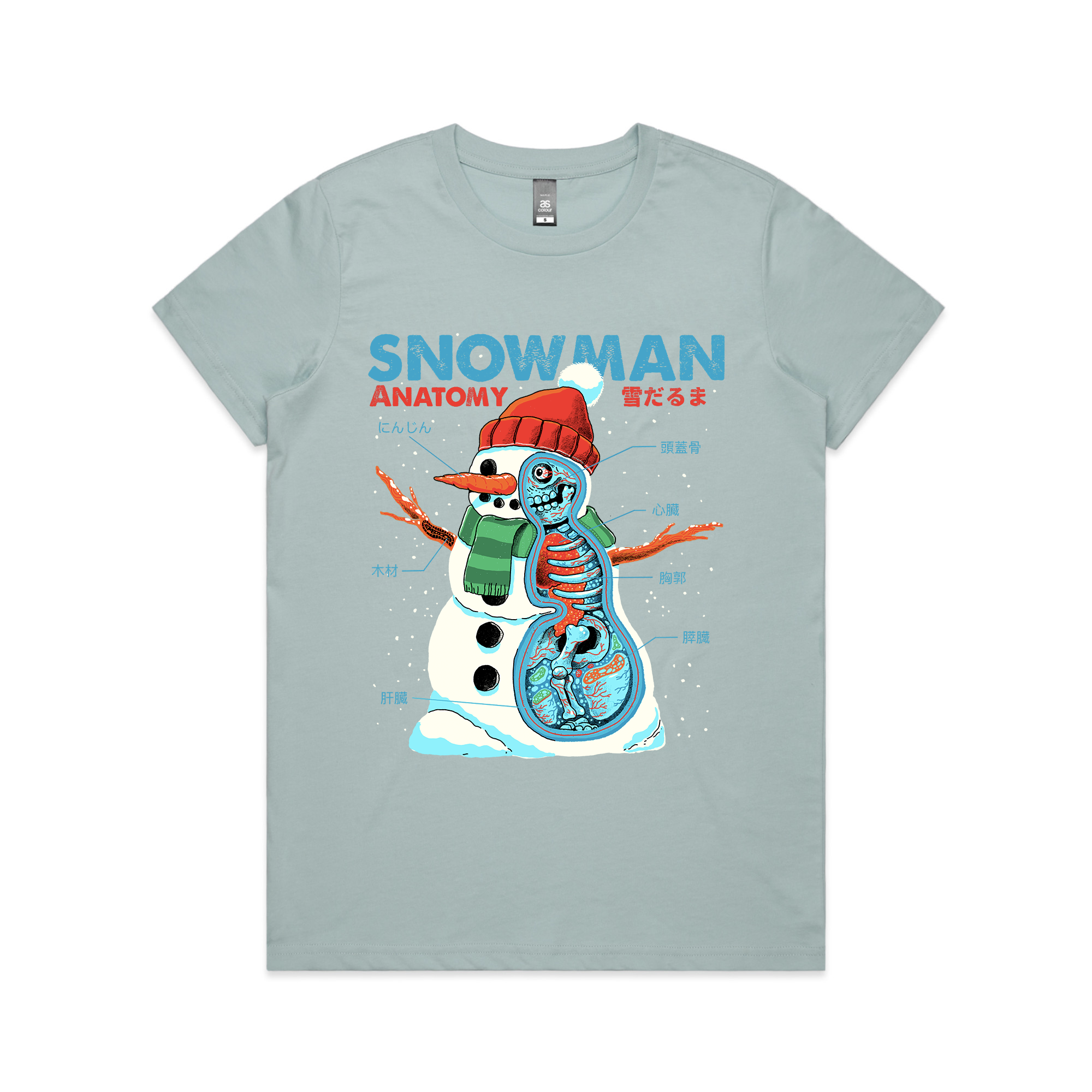 Snowman Anatomy Tee