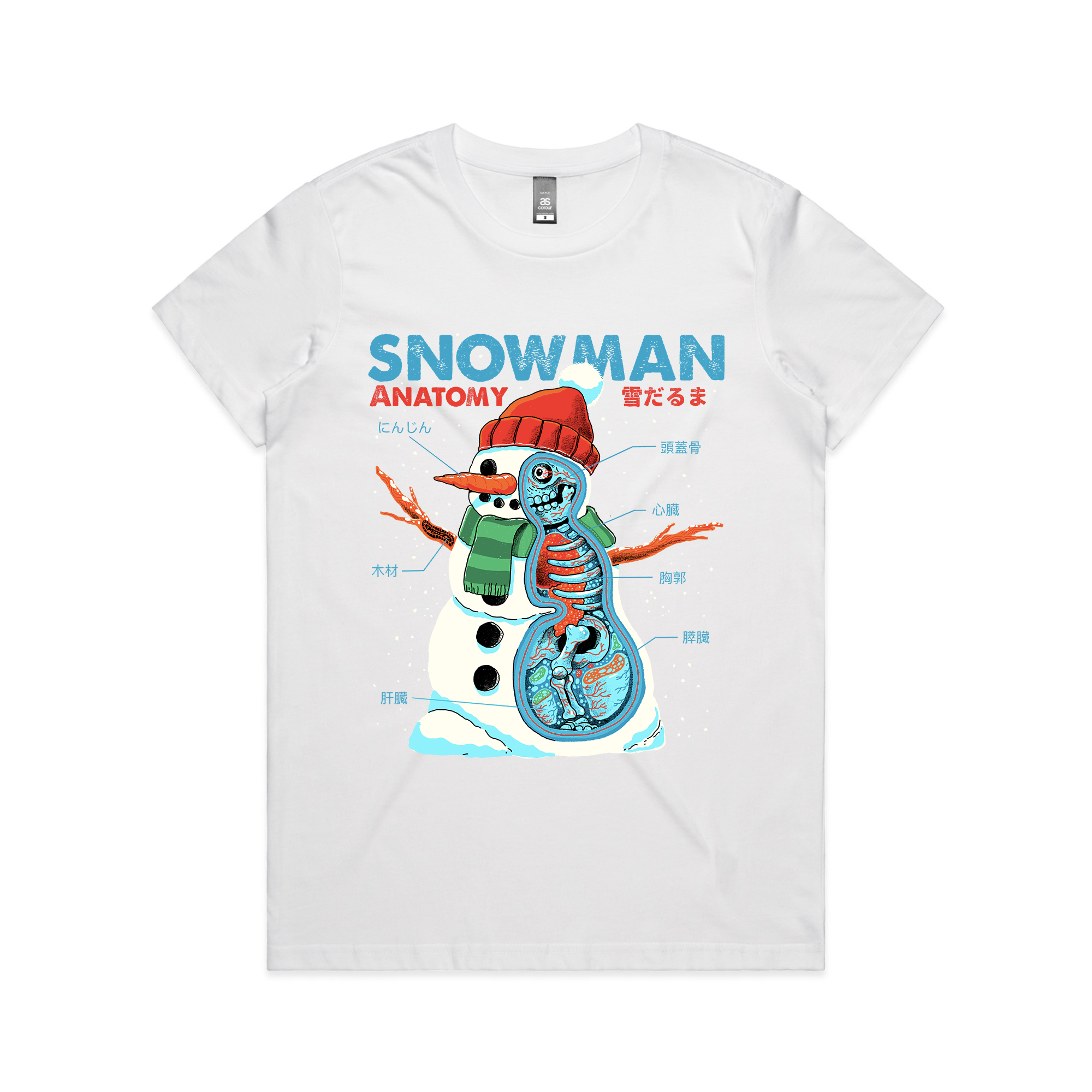 Snowman Anatomy Tee