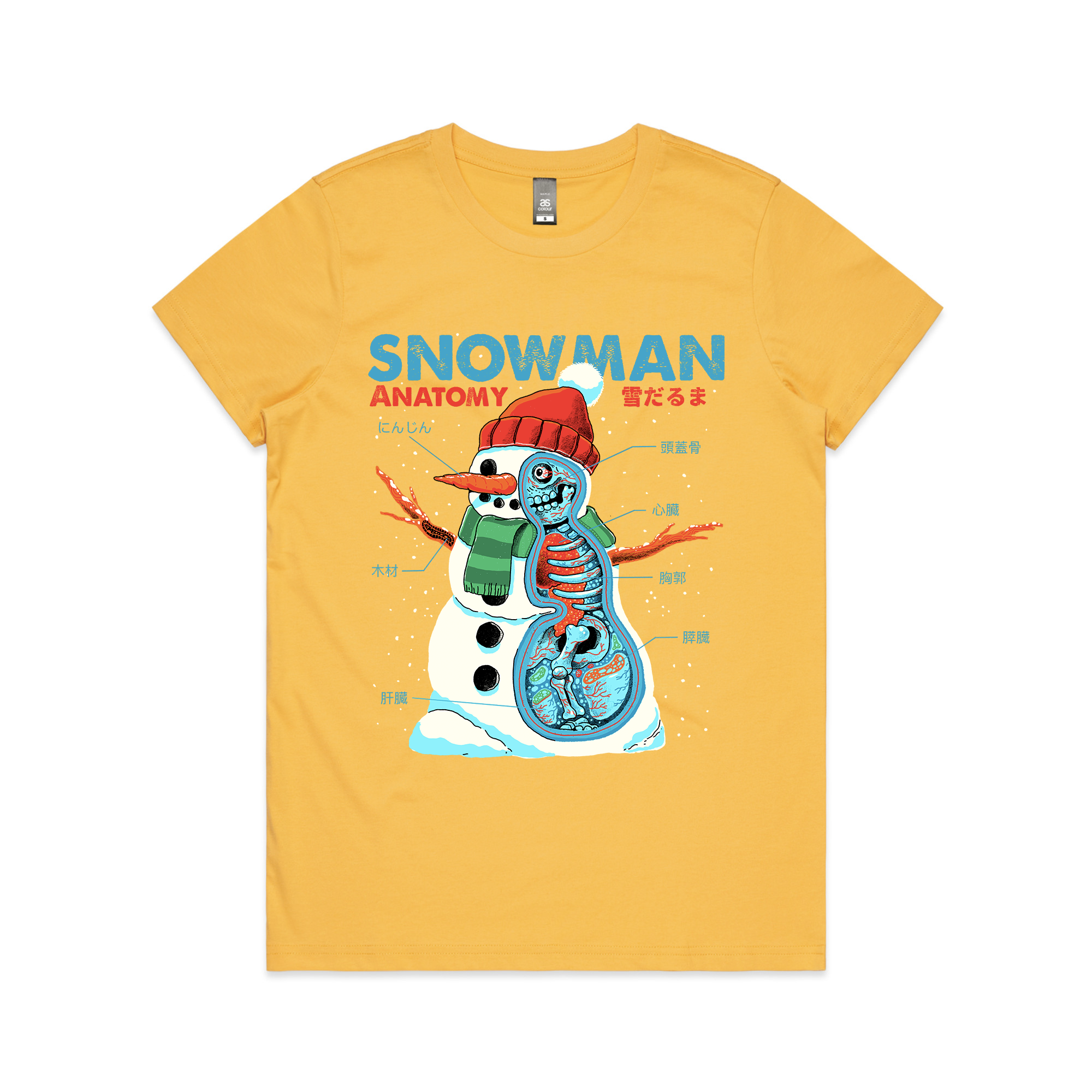 Snowman Anatomy Tee