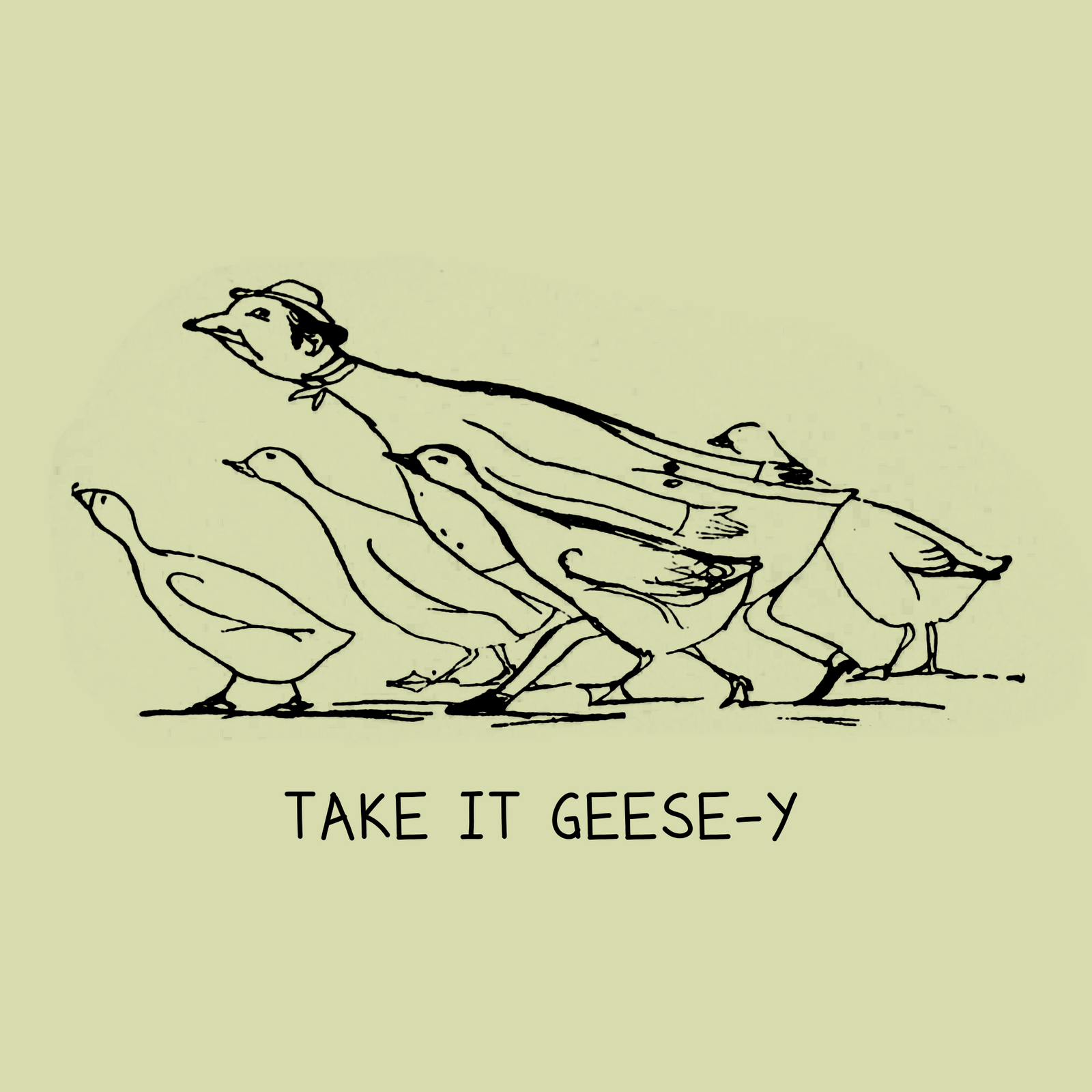 Take it Geese-y t-shirt by Lonely Kids Club