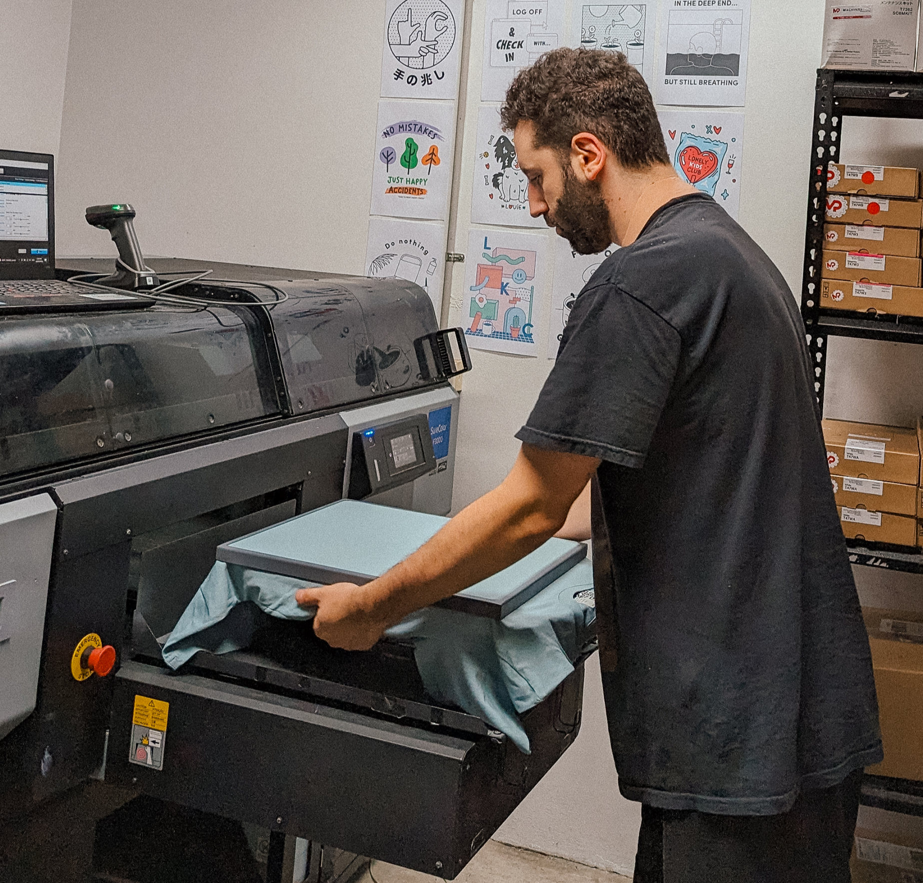 How our graphic tees are actually made