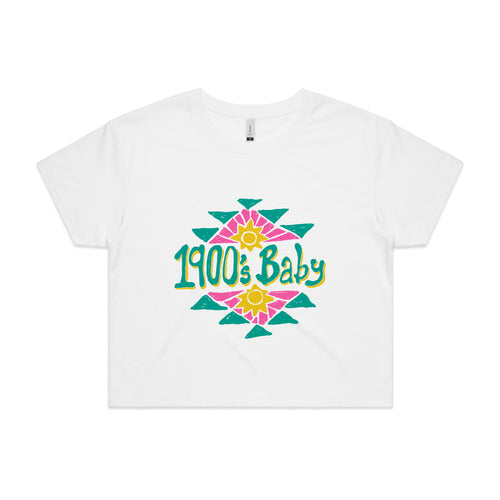 1900's Baby Tee by Lonely Kids Club. All clothing from our T-shirts to our shorts and hoodies are ethically made, and printed packed and shipped from Sydney.