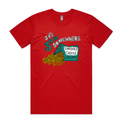 3am Somewhere Tee by Lonely Kids Club. All clothing from our T-shirts to our shorts and hoodies are ethically made, and printed packed and shipped from Sydney.