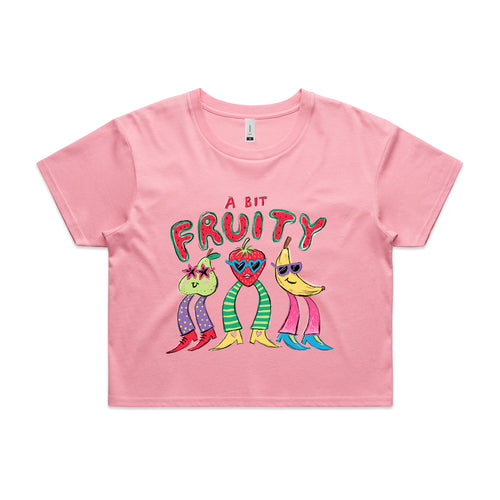 A Bit Fruity Tee by Lonely Kids Club. All clothing from our T-shirts to our shorts and hoodies are ethically made, and printed packed and shipped from Sydney.