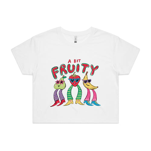 A Bit Fruity Tee by Lonely Kids Club. All clothing from our T-shirts to our shorts and hoodies are ethically made, and printed packed and shipped from Sydney.