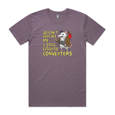 A.I. Can't Replace Me Tee by Lonely Kids Club. All clothing from our T-shirts to our shorts and hoodies are ethically made, and printed packed and shipped from Sydney.