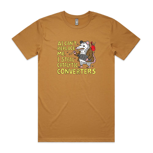 A.I. Can't Replace Me Tee by Lonely Kids Club. All clothing from our T-shirts to our shorts and hoodies are ethically made, and printed packed and shipped from Sydney.