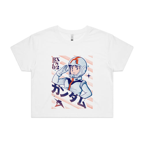 Amuro Ray Tee by Lonely Kids Club. All clothing from our T-shirts to our shorts and hoodies are ethically made, and printed packed and shipped from Sydney.