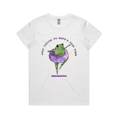 A Nice Time Tee by Lonely Kids Club. All clothing from our T-shirts to our shorts and hoodies are ethically made, and printed packed and shipped from Sydney.