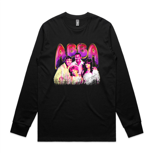 ABBA Tee by Lonely Kids Club. All clothing from our T-shirts to our shorts and hoodies are ethically made, and printed packed and shipped from Sydney.