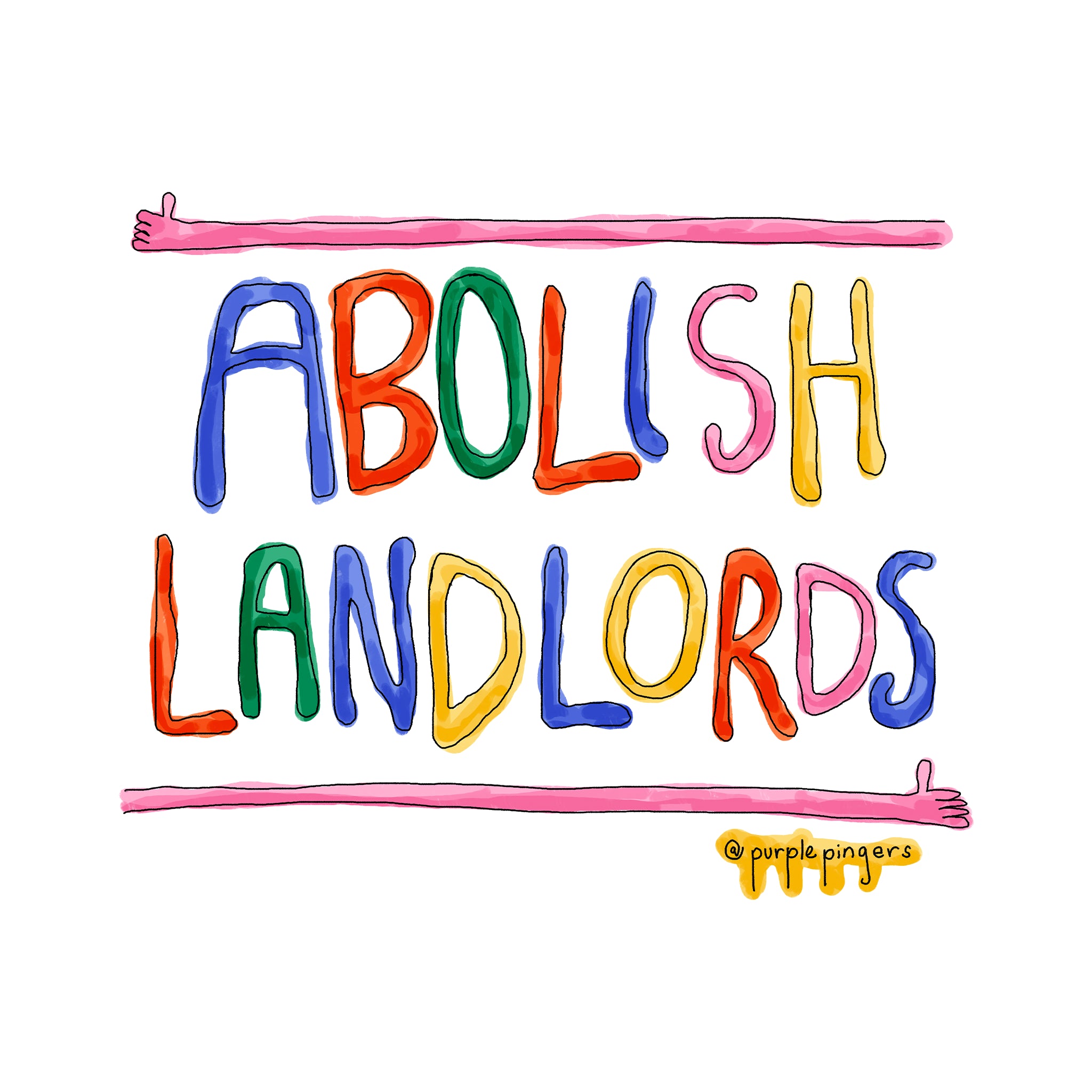 Abolish Landlords Hoodie