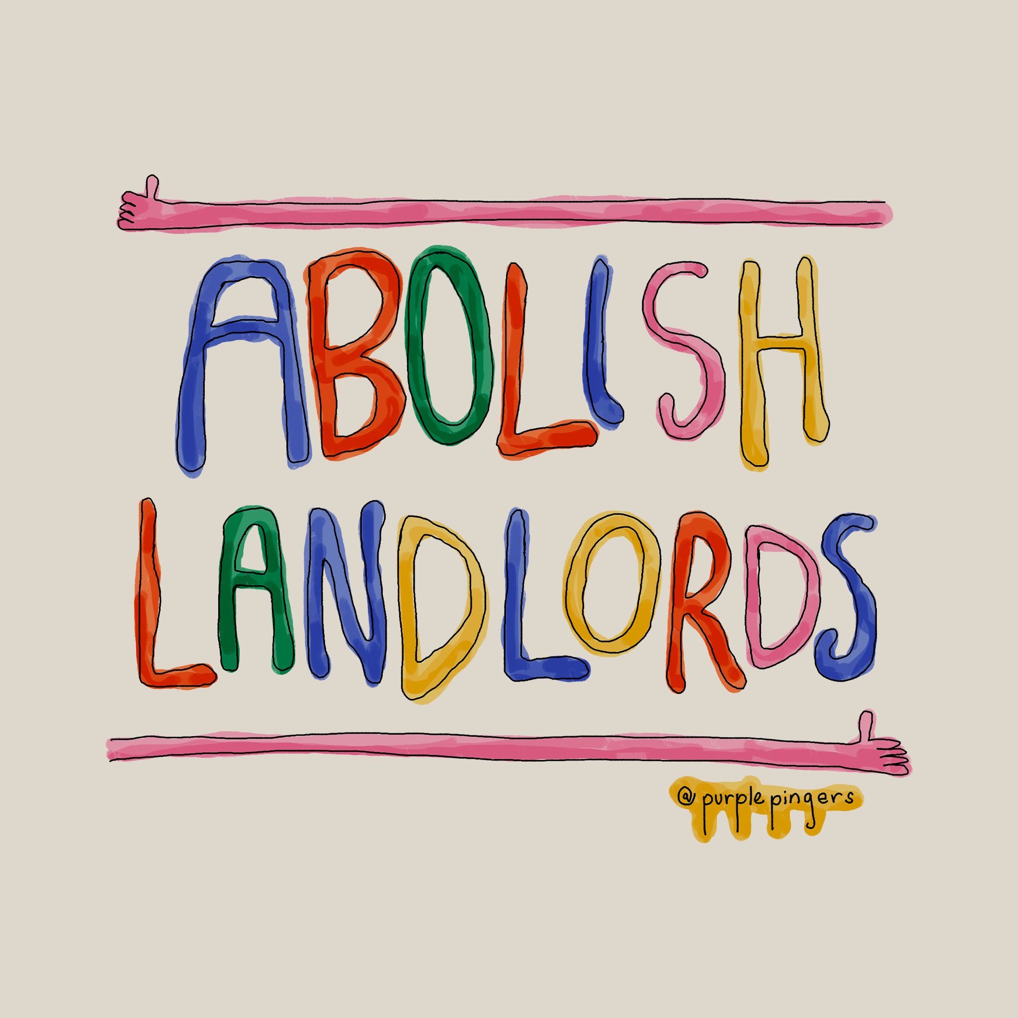 Abolish Landlords Tote