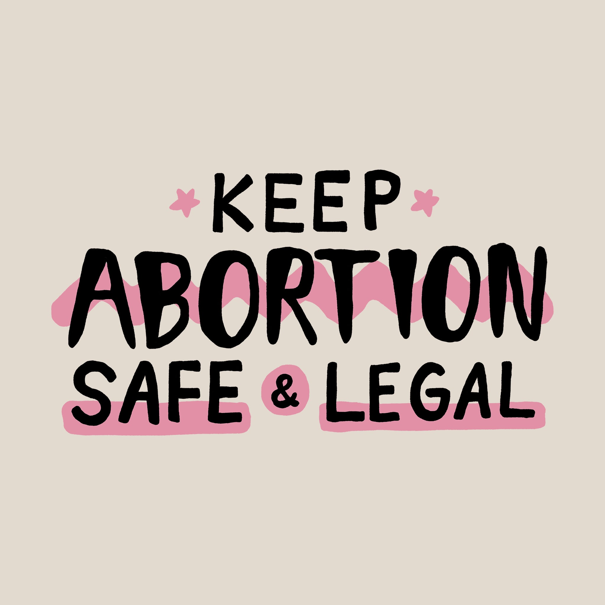 Safe & Legal Abortion Tote