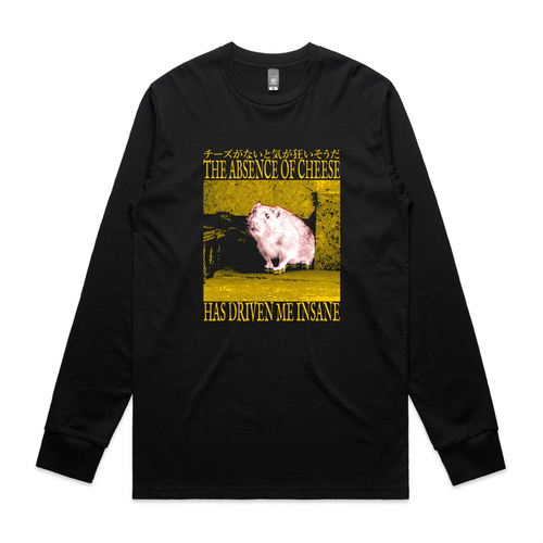 Absence Of Cheese Tee by Lonely Kids Club. All clothing from our T-shirts to our shorts and hoodies are ethically made, and printed packed and shipped from Sydney.