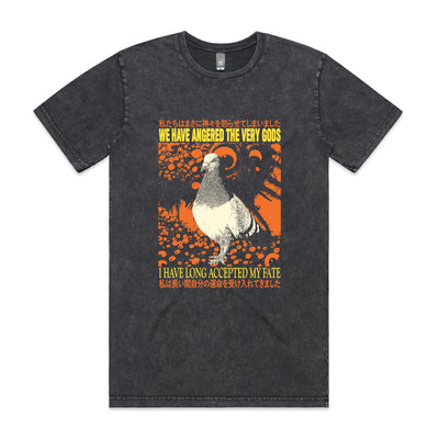 Accepted My Fate Tee by Lonely Kids Club. All clothing from our T-shirts to our shorts and hoodies are ethically made, and printed packed and shipped from Sydney.