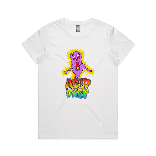 Acid Drop Tee by Lonely Kids Club. All clothing from our T-shirts to our shorts and hoodies are ethically made, and printed packed and shipped from Sydney.