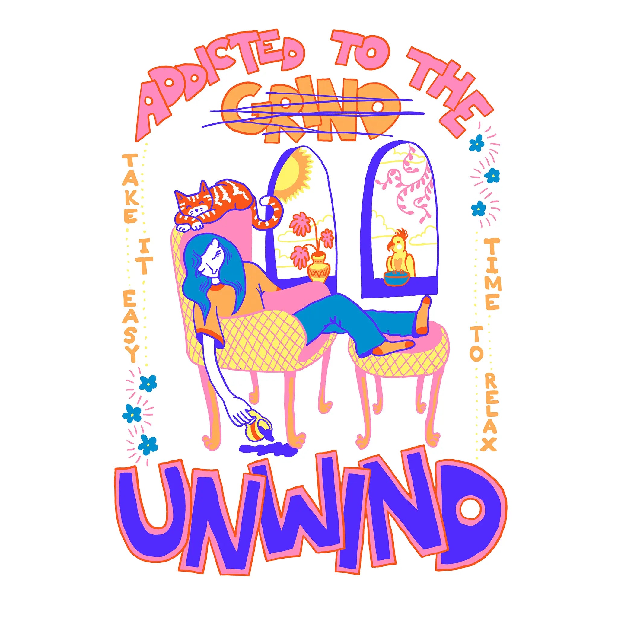 Addicted To The Unwind Tee