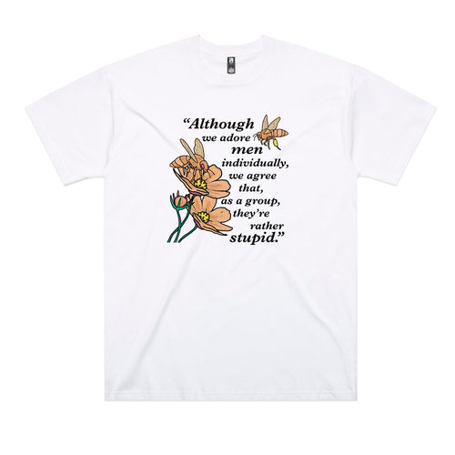 Adore Men Tee by Lonely Kids Club. All clothing from our T-shirts to our shorts and hoodies are ethically made, and printed packed and shipped from Sydney.