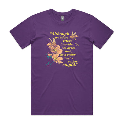 Adore Men Tee by Lonely Kids Club. All clothing from our T-shirts to our shorts and hoodies are ethically made, and printed packed and shipped from Sydney.