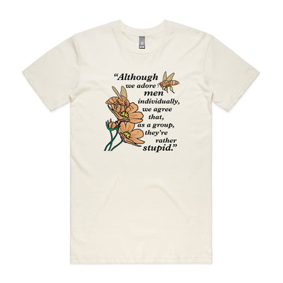 Adore Men Tee by Lonely Kids Club. All clothing from our T-shirts to our shorts and hoodies are ethically made, and printed packed and shipped from Sydney.