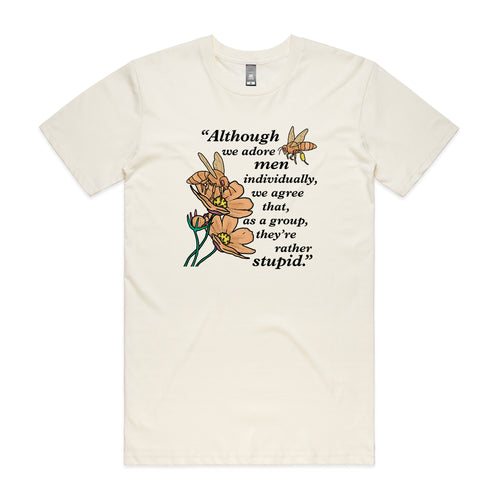 Adore Men Tee by Lonely Kids Club. All clothing from our T-shirts to our shorts and hoodies are ethically made, and printed packed and shipped from Sydney.