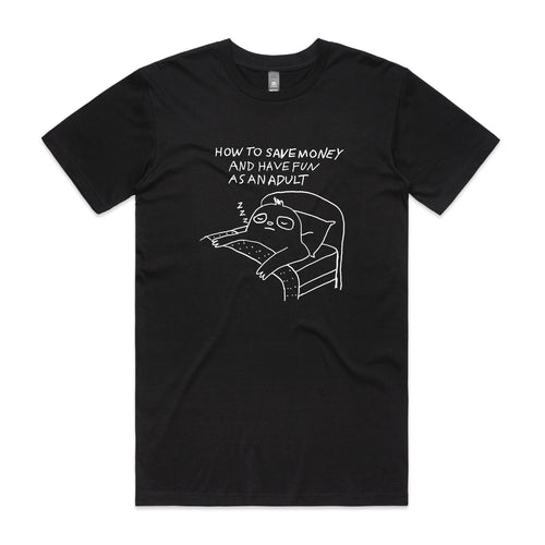 Adult Fun Tee by Lonely Kids Club. All clothing from our T-shirts to our shorts and hoodies are ethically made, and printed packed and shipped from Sydney.