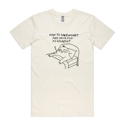 Adult Fun Tee by Lonely Kids Club. All clothing from our T-shirts to our shorts and hoodies are ethically made, and printed packed and shipped from Sydney.