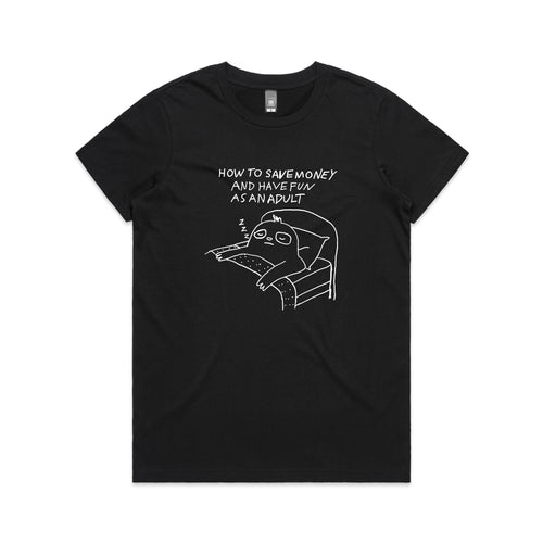 Adult Fun Tee by Lonely Kids Club. All clothing from our T-shirts to our shorts and hoodies are ethically made, and printed packed and shipped from Sydney.