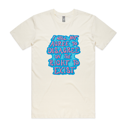 Agree To Disagree Tee by Lonely Kids Club. All clothing from our T-shirts to our shorts and hoodies are ethically made, and printed packed and shipped from Sydney.