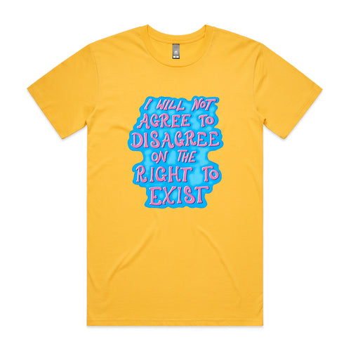 Agree To Disagree Tee by Lonely Kids Club. All clothing from our T-shirts to our shorts and hoodies are ethically made, and printed packed and shipped from Sydney.