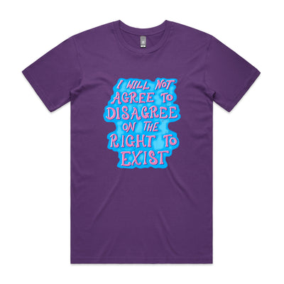 Agree To Disagree Tee by Lonely Kids Club. All clothing from our T-shirts to our shorts and hoodies are ethically made, and printed packed and shipped from Sydney.