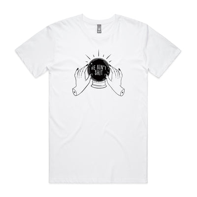 He Ain't Shit Tee by Lonely Kids Club. All clothing from our T-shirts to our shorts and hoodies are ethically made, and printed packed and shipped from Sydney.