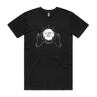 He Ain't Shit Tee by Lonely Kids Club. All clothing from our T-shirts to our shorts and hoodies are ethically made, and printed packed and shipped from Sydney.