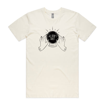 He Ain't Shit Tee by Lonely Kids Club. All clothing from our T-shirts to our shorts and hoodies are ethically made, and printed packed and shipped from Sydney.