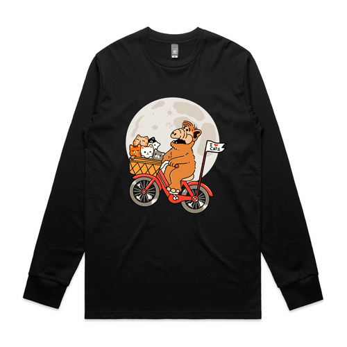 Alien Loves Felines Tee by Lonely Kids Club. All clothing from our T-shirts to our shorts and hoodies are ethically made, and printed packed and shipped from Sydney.