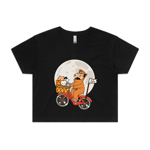 Alien Loves Felines Tee by Lonely Kids Club. All clothing from our T-shirts to our shorts and hoodies are ethically made, and printed packed and shipped from Sydney.