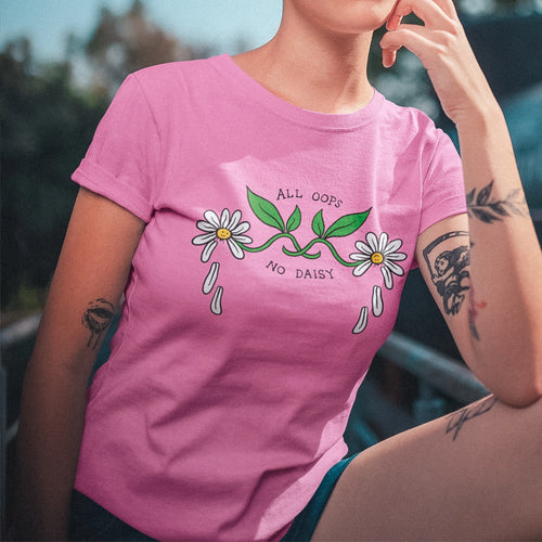 No Daisy Tee by Lonely Kids Club. All clothing from our T-shirts to our shorts and hoodies are ethically made, and printed packed and shipped from Sydney.