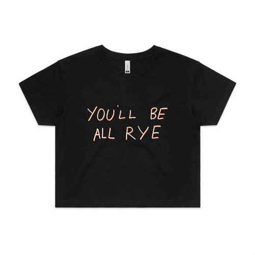 All Rye Tee by Lonely Kids Club. All clothing from our T-shirts to our shorts and hoodies are ethically made, and printed packed and shipped from Sydney.