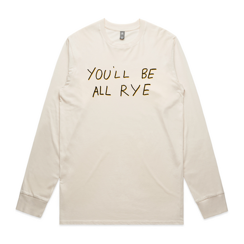 All Rye Tee by Lonely Kids Club. All clothing from our T-shirts to our shorts and hoodies are ethically made, and printed packed and shipped from Sydney.