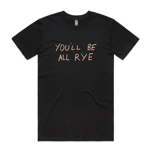 All Rye Tee by Lonely Kids Club. All clothing from our T-shirts to our shorts and hoodies are ethically made, and printed packed and shipped from Sydney.
