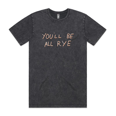 All Rye Tee by Lonely Kids Club. All clothing from our T-shirts to our shorts and hoodies are ethically made, and printed packed and shipped from Sydney.