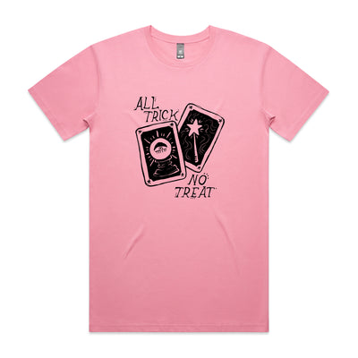 All Trick No Treat Tee by Lonely Kids Club. All clothing from our T-shirts to our shorts and hoodies are ethically made, and printed packed and shipped from Sydney.