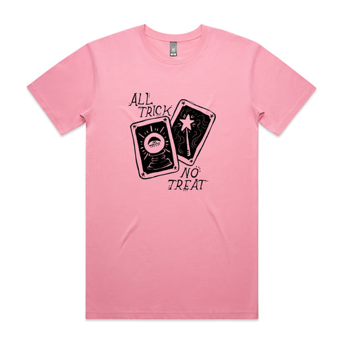 All Trick No Treat Tee by Lonely Kids Club. All clothing from our T-shirts to our shorts and hoodies are ethically made, and printed packed and shipped from Sydney.