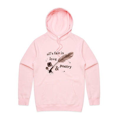 All's Fair Hoodie by Lonely Kids Club. All clothing from our T-shirts to our shorts and hoodies are ethically made, and printed packed and shipped from Sydney.