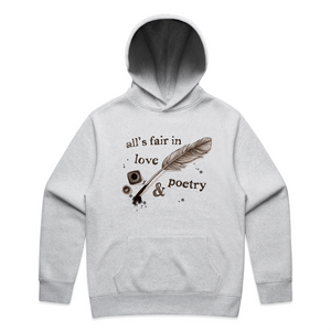 All's Fair Hoodie by Lonely Kids Club. All clothing from our T-shirts to our shorts and hoodies are ethically made, and printed packed and shipped from Sydney.