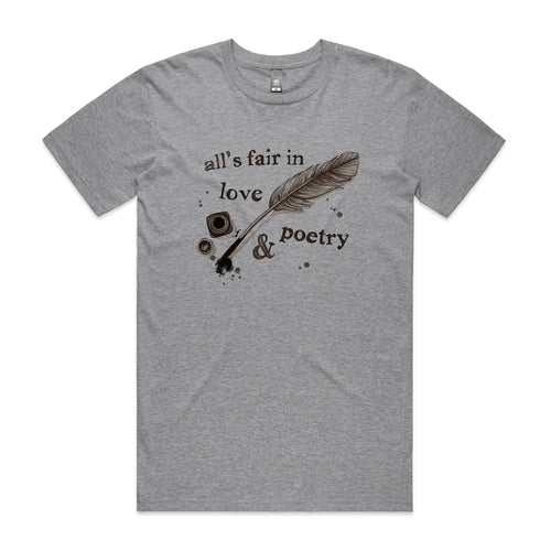 All's Fair Tee by Lonely Kids Club. All clothing from our T-shirts to our shorts and hoodies are ethically made, and printed packed and shipped from Sydney.