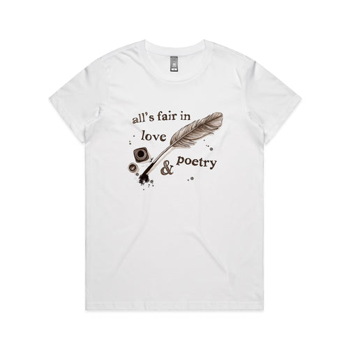 All's Fair Tee by Lonely Kids Club. All clothing from our T-shirts to our shorts and hoodies are ethically made, and printed packed and shipped from Sydney.