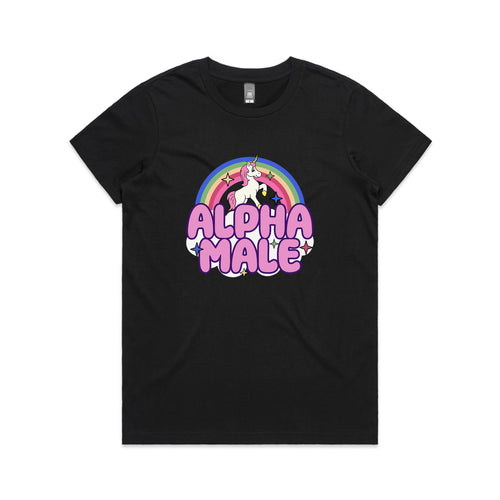 Alpha Male Tee by Lonely Kids Club. All clothing from our T-shirts to our shorts and hoodies are ethically made, and printed packed and shipped from Sydney.